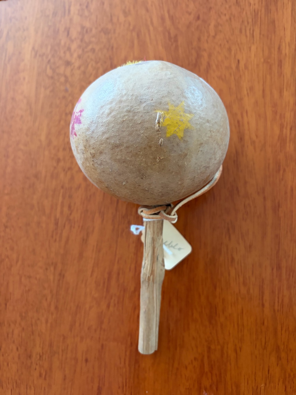 Vintage 1930s Pueblo Indian dance rattle